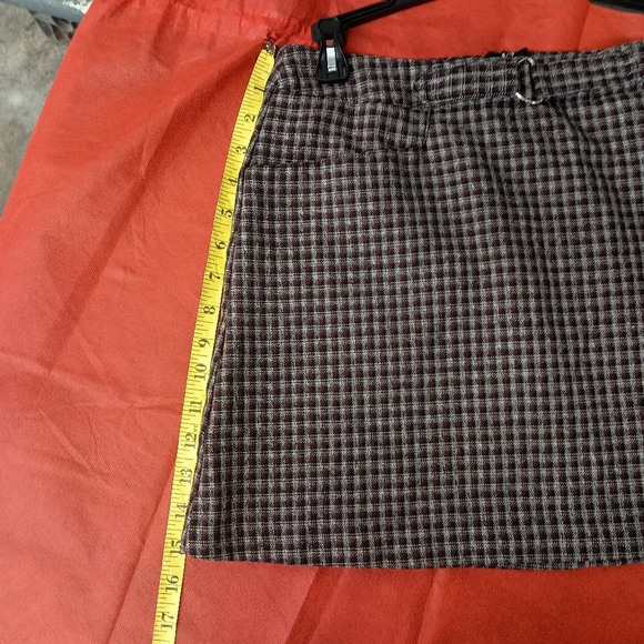 Classic Brown Houndstooth Skirt - Picture 7 of 11